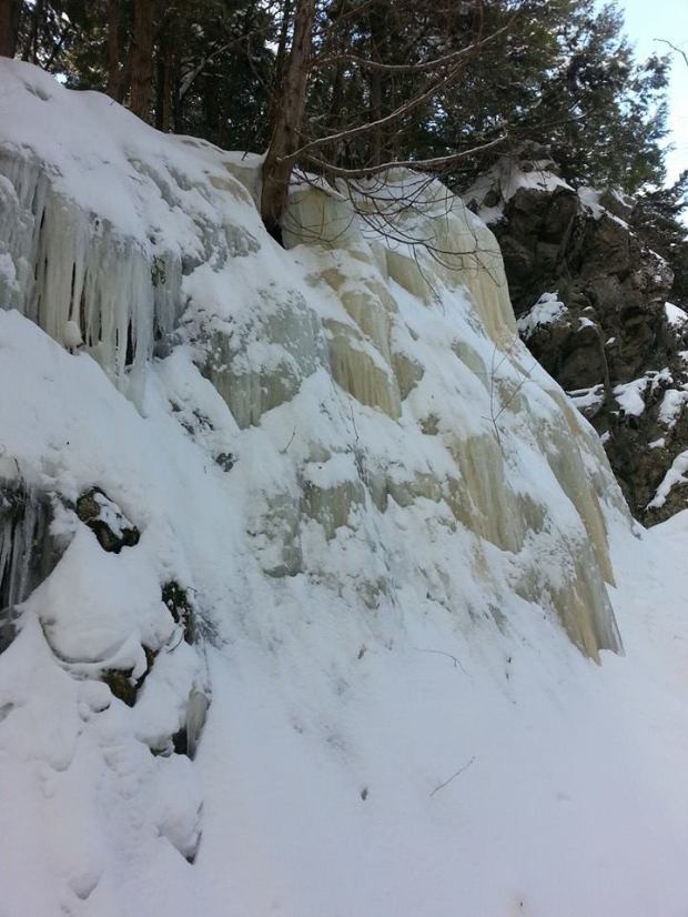 Frozen Hays Falls